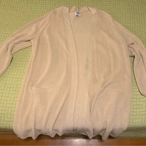 Old Navy Women's Beige Open Front Cardigan